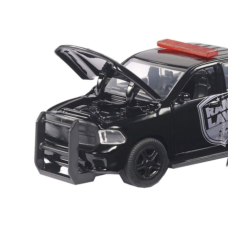 siku 2309 Super Dodge Ram 1500 Police Pick-Up, Black - Image 3
